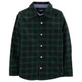 Carters Family Matching: Plaid Soft Twill Button-Front Shirt