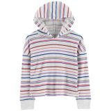 Carters Striped Thermal Hooded Tee