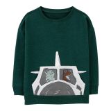 Carters Airplane Crew Neck Sweater