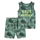 Carters 2-Piece Best Brother Cotton Outfit Set