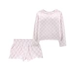 Carters Checkered French Terry Set