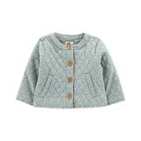 Carters Floral Print Quilted Jacket