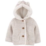 Carters Sherpa-Lined Cardigan