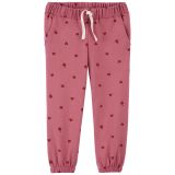 Carters Heart Pull-On French Terry Joggers