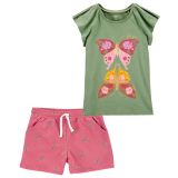 Carters 2-Piece Tee & Pull-On Short Set