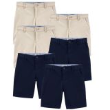 Carters 6-Pack Uniform Shorts