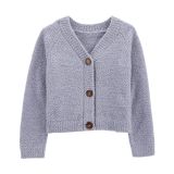 Carters Fuzzy Button-Front Cardigan