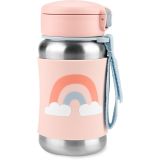 Carters Spark Style Stainless Steel Straw Bottle - Rainbow