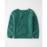 Carters Organic Cotton Cable Knit Sweater