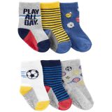 Carters 6-Pack Sports Socks