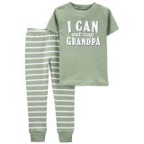 Carters Toddler 2-Piece Grandpa 100% Snug Fit Cotton PJs
