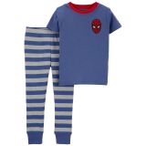 Carters Toddler 2-Piece Spider-Man 100% Snug Fit Cotton PJs