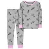 Carters Toddler 2-Piece Minnie Mouse 100% Snug Fit Cotton PJs