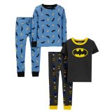 Carters 4-Piece Batman 100% Snug Fit Cotton PJs