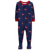 Carters Toddler 1-Piece Spider-Man 100% Snug Fit Cotton Footie PJs