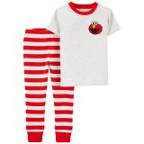 Carters Toddler 2-Piece Elmo 100% Snug Fit Cotton PJs
