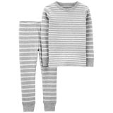 Carters 2-Piece Striped Snug Fit Cotton PJs