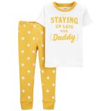 Carters Toddler 2-Piece Daddy 100% Snug Fit Cotton PJs