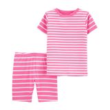 Carters Toddler 2 Piece Striped 100% Snug Fit Cotton PJs