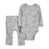 Carters Baby 2-Piece Thermal Bodysuit Pant Set