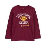 Carters Toddler Thankful For Football Jersey Tee