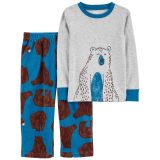 Carters Toddler 2-Piece Polar Bear Jersey & Fleece PJs