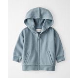Carters Baby Organic Cotton Ribbed Hooded Jacket