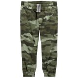 Carters Baby Camo Pull-On Poplin Lined Pants
