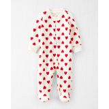 Carters Baby Organic Ribbed Cotton Heart Print Sleep & Play