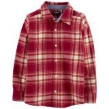 Carters Kid Cozy Flannel Button-Front Shirt