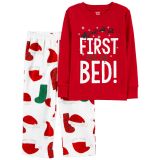 Carters Baby 2-Piece Christmas Cotton & Fleece PJs