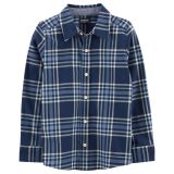 Carters Kid Cozy Flannel Button-Front Shirt