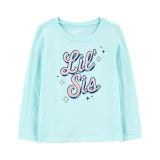 Carters Baby Lil Sis Jersey Tee