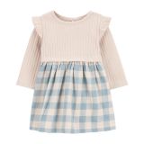 Carters Baby Plaid Flannel Dress