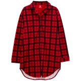 Carters Adult Plaid Fleece Night Gown