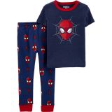 Carters Toddler 2-Piece Spider-Man 100% Snug Fit Cotton PJs