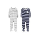 Carters 2-Pack Striped 100% Snug Fit Cotton PJs