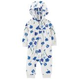 Carters Baby Floral Hooded Jumpsuit