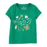 Carters Kid All You Need Is Luck Jersey Tee