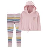 Carters Thermal Embroidered Top and Leggings Set