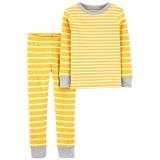 Carters Toddler 2-Piece Striped 100% Snug Fit Cotton PJs
