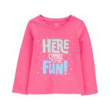 Carters Kid Here Comes The Fun Jersey Tee