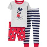 Carters Mickey Mouse 3-Piece Cotton PJs