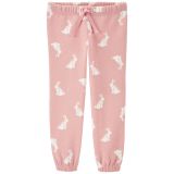 Carters Toddler Bunny Pull-On Fleece Joggers