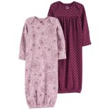 Carters Baby 2-Pack Sleeper Gowns