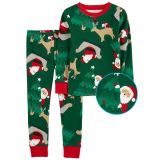 Carters Baby 2-Piece Santa 100% Snug Fit Cotton PJs