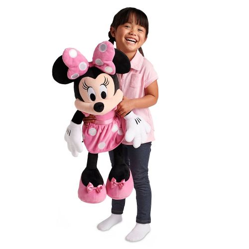 디즈니 Disney Minnie Mouse Plush - Pink - Large