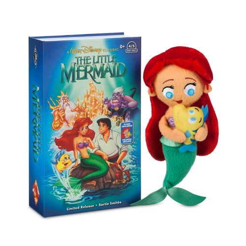 디즈니 Disney Ariel VHS Plush ? Small ? The Little Mermaid ? Limited Release