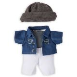 Disney nuiMOs Outfit ? Denim Jacket and Knitted Hat Set