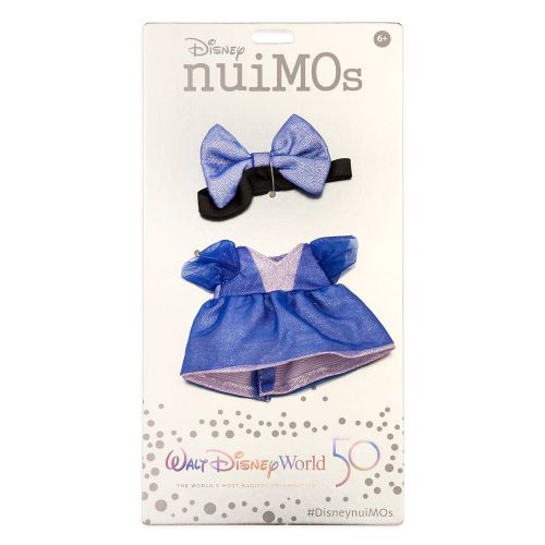 디즈니 Disney nuiMOs Outfit ? Blue and Iridescent Dress with Blue Bow ? Walt Disney World 50th Anniversary